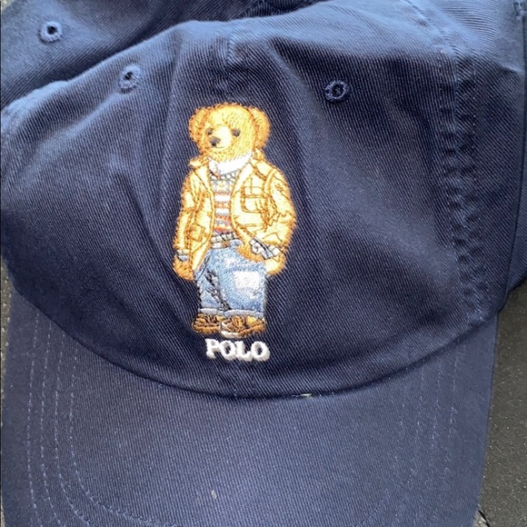 Mens Polo Bear Cap - Picture 3 of 5